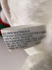 SKM Enterprises Rare Christmas Seal White Polyester Fill 10.5” H Santa’s Helper