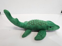 Jurassic World Rebirth Mosasaurus Dinosaur Plush Green 13in Long