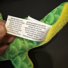 Fiesta Alligator Plush Stuffed Animal Green Yellow Surface Clean C02111
