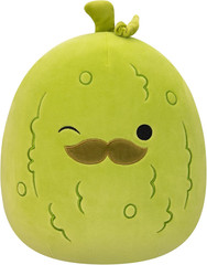 Squishmallows Original 12 Inch Charles Pickle with Mustache Plush