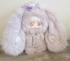 Sanmi 800% Purple Lavender Plush Doll blind box