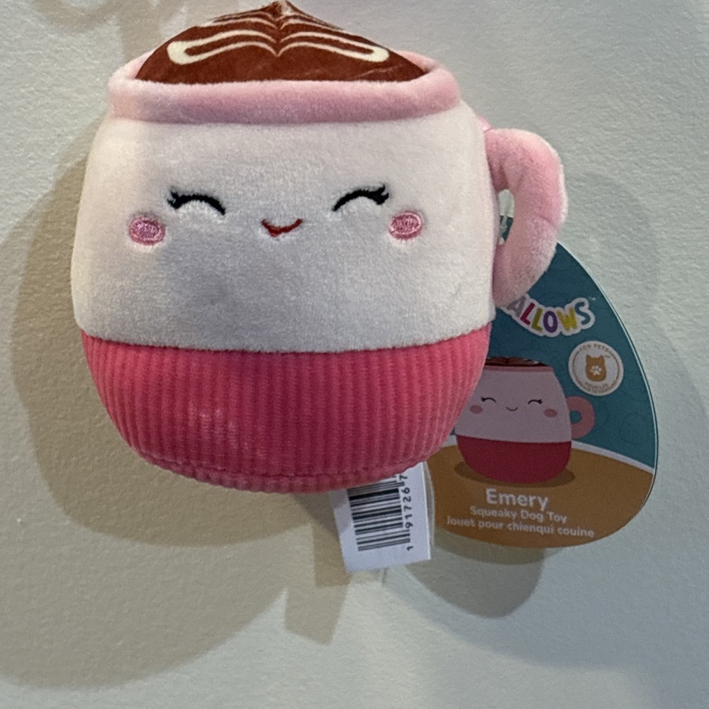Squishmallows Emery 3” 3.5” Latte Coffee Espresso Dog Cat Toy BNWT