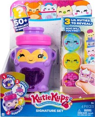 – 4” Purple Water Bottle Monkey Kutie with 3 Kups Featuring 1.5” Surprise Col…