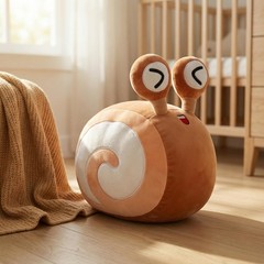 Snail Plush Toy Set 4 Pack Stuffed Animal Pillow Soft PP Cotton Home Decor Cute