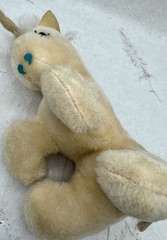 VTG Unicorn Plush 8 Inch Superior Toy Novelty Peach/Tan Stuffed Animal