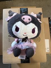 13IN Kuromi Sitting Style Plush Toy 2661 New With Tags round 1