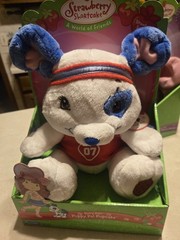 extremely rare strawberry shortcake playmates Pupcake plush New In Box!