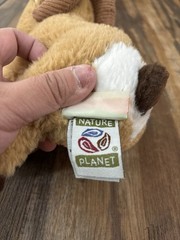 Nature Planet Stuffed Animals Ram and Beaver Lot of 2 Plush Toys 7 inches