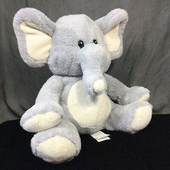 Floppy Elephant Plush Best Made Toy 9” Sitting Stuffed Animal Gray 2014
