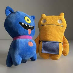 2019 Hasbro Ugly Dolls Wage Orange + Ugly Dog Stuffed Animal Plush 13’’