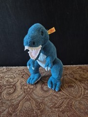 Steiff Thaisen Tyrannosaurus “T-Rex” Dinosaur Plush Toy, 14 Inches RARE