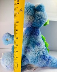 10” Glow Brights Blue Dinosaur Plush Lights Sound Tested Works Easfan Brand