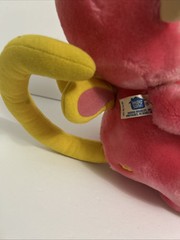 The Wuzzles RHINOKEY Hasbro Softies Plush Pink Yellow Rhino Monkey 1984 Disney