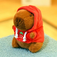 Cute Cartoon Capybara Pendant Plush Toy Doll Bag Hanging Ornaments Cute Random