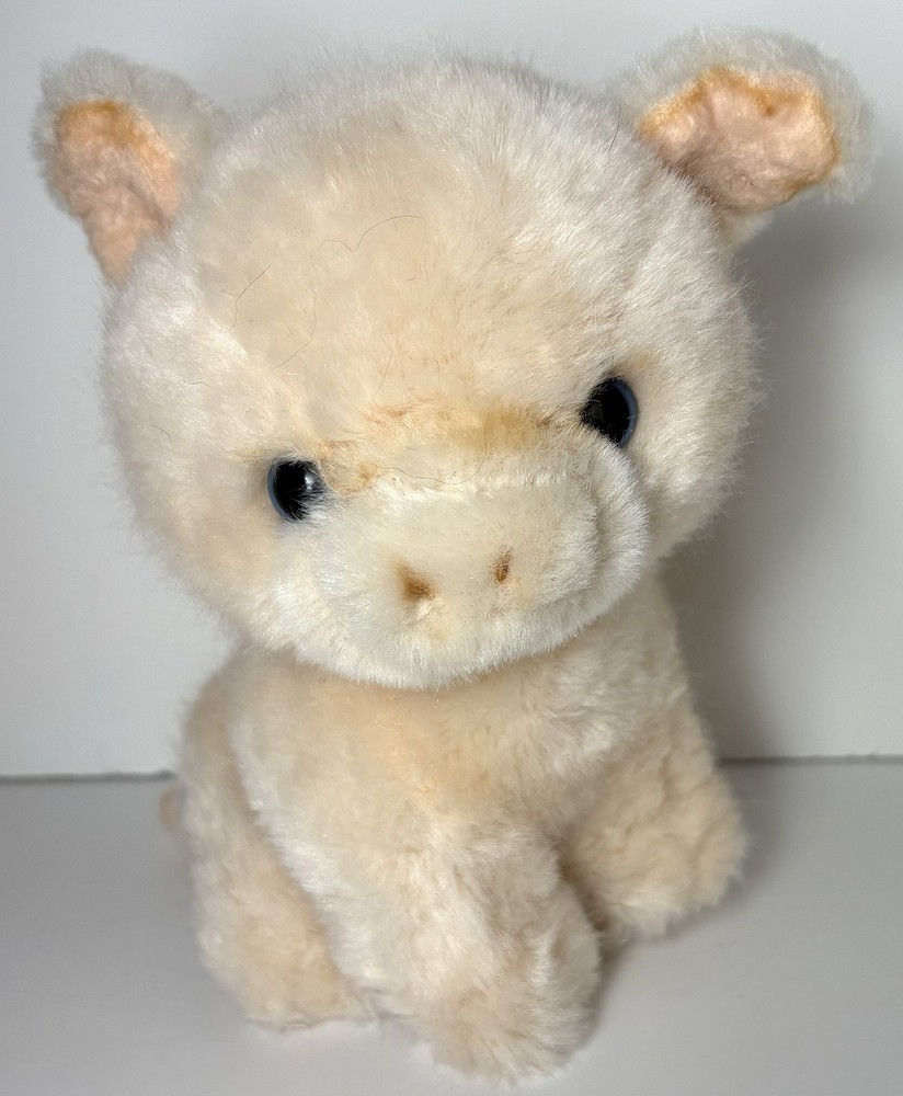 Applause by Russ Pink PIG Plush 6″ Stuffed Animal Vintage 49591 Farm Small HTF