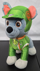 Nickelodeon PAW Patrol Rocky Dog Plush, Small 6-14in, Green/Gray/White