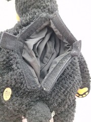 Vintage Bearfoots Bears Black Bear Plush Pajama Bag Pouch Jeff Fleming 17″ Large