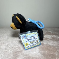 GANZ Webkinz Black Bear Kinz Klip Plush Keychain Sealed Unused Code NWT