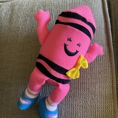 Binney & Smith Crayola Kids Pink Crayon 8” Plush Stuffed Plush Vintage 90s
