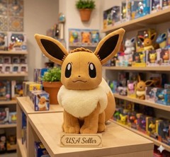 Jumbo Size Eevee 12″ Soft Plush Animal Toy Stuffed Animal USA