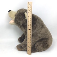 Arctic Circle Enterprises Brown Bear Sitting Realistic Plush Stuffed Animal 11″