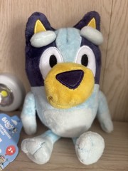 Bluey Plush Dog Stuffed Animal Blue Yellow White Small 6-14″ Washable 3+ Years