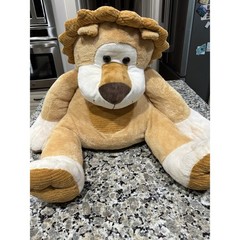 BABIES R US LION BROWN LARGE PLUSH STUFFED TOY 26″ SOFT BROWN RARE