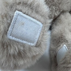 Cloud Island Bear Plush Stuffed Animal Brown Gray Nose Hook Loop Teddy Toy 10″