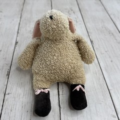 Manhattan Toy Company Tip Toes Betty Bunny Rabbit Terry Plush Vintage