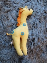 VTG 60s Dakin Applause Dream Pets Gypsy Giraffe Plush Yellow 8″ Stuffed Animal