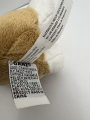 GANZ WEBKINZ Bulldog Plush Stuffed Animal Dog 7″ Toy HM126 NO CODE Pup Puppy