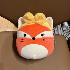 Squishmallows 8″ Fifi the Red Fox with Headband Bow Soft Plush Toy New with Tags