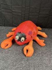 Vintage Pool Critter Lobster Crab red orange Nylon Aqua Leisure smiling 10”