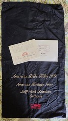 STEIFF DRAWSTRING DUST BAG AMERICAN PRIDE TEDDY 1909 NORTH AMERICAN EXCLUSIVE +