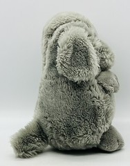 Dakin Nature Babies Mopsy Gray Dog Puppy Plush Stuffed Animal Vintage 1982 10″