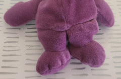 1997 Sesame Street Tyco Purple Honker Plush Toy