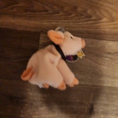 VTG 1997 Gund Pig Babe The Sheep Pig 5″ With Collar & Tags Plush Stuffed Animal2