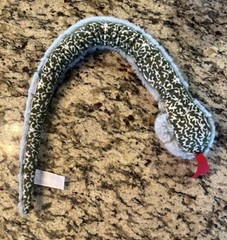 Fiesta Green And White Snake Plush Stuffed Animal Plush Toy Size 28” Long