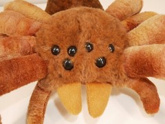 Petting Zoo Brown Tarantula Spider Realistic Posable Bendable Legs Plush Toy