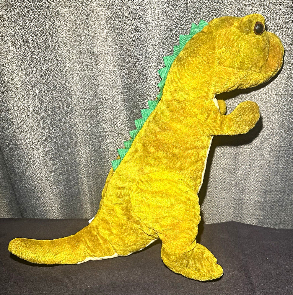 1616 Holdings Dinosaur Plush Green/Beige Small 6-14in Washable Ages 3+ HU111320