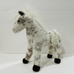 Douglas Plush Cavalia Paint Pinto Horse Stuffed Animal 12″ Pony Brown and White