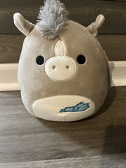 Squishmallow 8″ Kenson Horse Gray 2021 Kentucky Derby Race Horse Plush NWT