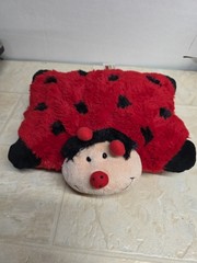 Pillow Pets Ladybug Pee-Wees Stuffed Animal Plush Small Red Black Beige