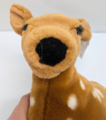 Dakin Huggables Natasha Deer Plush Stuffed Animal Spotted Fawn VTG Approx 18″