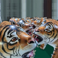 Jet Creations 96″ Long Lifelike Tiger *2024 Edition*