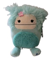 Squishmallows Joelle Mint Green Bigfoot Plush Kellytoy NWT Flower 8- 9″