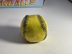 Kickballs Puppy Dog And Plain Neon Pink And Yellow 2”