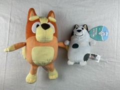 Disney Bluey & Friends Talking Bingo Plush & Squishmallows Hug Mees Muffin Plush