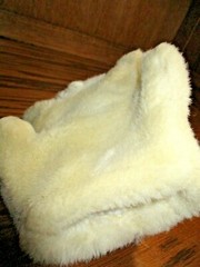 Wal Mart Plush Bunny Rabbit Finger Puppet 7.5″ Tan/White Stuffed Animal Toy 520