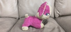Vintage 1950s-1960s Purple Plush Stuffed Bunny Rabbit
